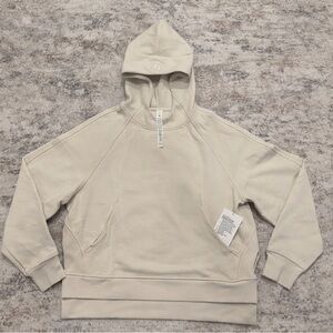 Lululemon Scuba Oversized Side-Slit Hoodie – Bone – M/L – NWT